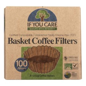 If You Care Coffee Filters - Basket - Case Of 12 - 100 Count