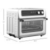 Air Fryer Toaster Oven, 21QT 8-In-1 Convection Oven Countertop, Broil, Toast, Dehydrator, Thaw and Air Fry, Accessories Included, 1800W