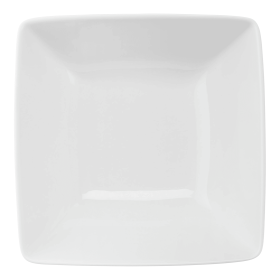 Better Homes & Gardens Loden Porcelain Square-Shaped Dinner Bowl, White