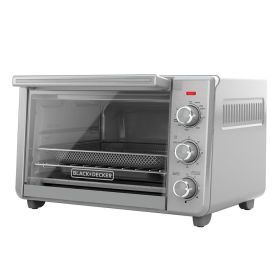 BLACK+DECKER 6-Slice Crisp 'N Bake Air Fry Toaster Oven, TO3217SS