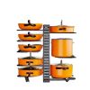 8-layer pot holder, lid holder and pot holder, multiple DIY methods 8-layer pot holder, adjustable kitchen organization