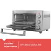 BLACK+DECKER 6-Slice Crisp 'N Bake Air Fry Toaster Oven, TO3217SS