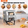 VEVOR Commercial Conveyor Toaster, 150 Slices/Hour Conveyor Belt Toaster, Heavy Duty Stainless Steel Commercial Toaster Oven